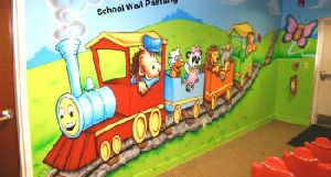 Play School Wall Painting Artist