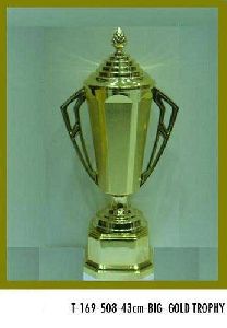 Aluminium Gold Plated Trophy Cup