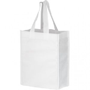 White Non Woven Carry Bag