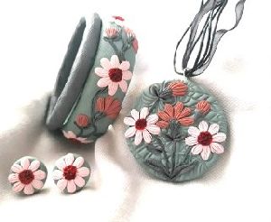 Polymer Clay Necklace Set