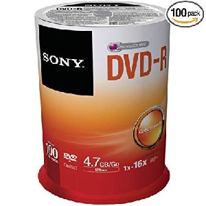 Blank DVDs 100 Pack