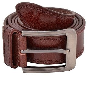 Male Brown Leather Belt