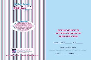 45 Student Attendance Register Printing Services
