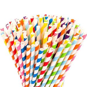 8mm Colored Paper Straws