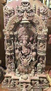 Antique Ganesha Stone Statue