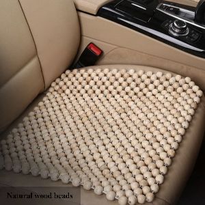 Premium Quality Teak Wooden Bead Car Seat Cushion