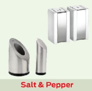 Stainless Steel Salt & Pepper Shakers