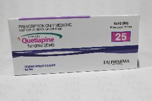 Quetiapine Tablets 25 mg Taj Pharma