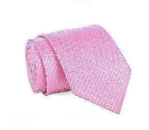 Polyster Pink Designer Necktie