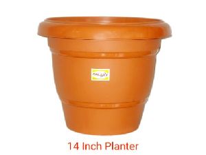 Brown Plastic Pot