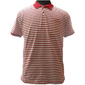 Mens Striped Cotton T Shirt