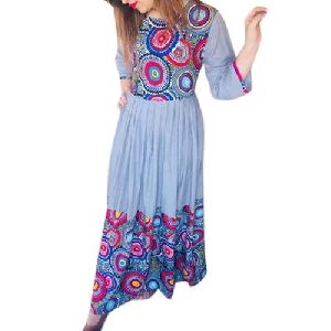 Flared Rayon Kurti