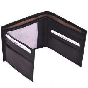 2 Card Slot Mens Leather Wallet