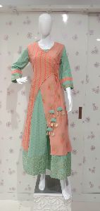 Inner Outer Double Layer Kurti