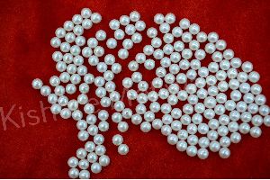6 MM WHITE COLOR FRESHWATER ROUND SHAPE LOOSE PEARL