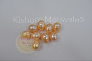 DROP SHAPE PINK COLOR 10X12 MM FRESHWATER LOOSE PEARL