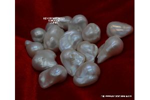FRESHWATER BAROQUE SHAPE WHITE COLOR LOOSE PEARL