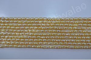 GOLDEN COLOR FRESHWATER PEARL BEADS