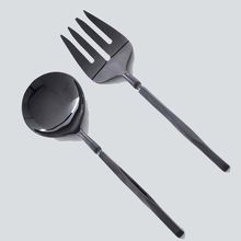 Stainless Steel Black Shiny Serving Set