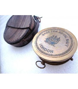 Brass Royal Navy Compass