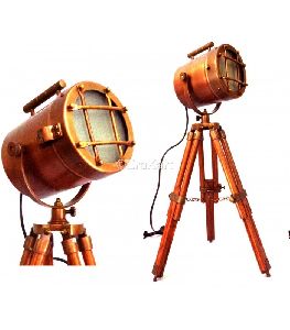 Nautical Searchlight Floor Lamp
