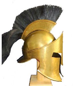 Sparton Medieval Armour Helmet W Plume