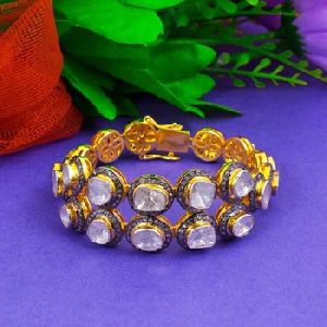 clustergold plated bracelet