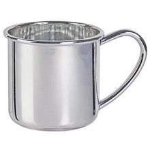New born baby gift silver baby cup