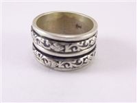 Beautiful Plain Sterling Silver Ring