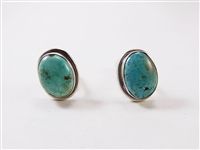 Turquoise Sterling Silver 925 Cufflinks