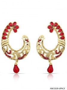 Stone Gold Plated Alloy Earring