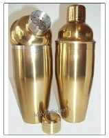 Brass Plated Cocktail Shaker