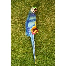 blue Big Parrot garden decor