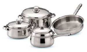 Belly Cookware Set with steel handle 7 pieces