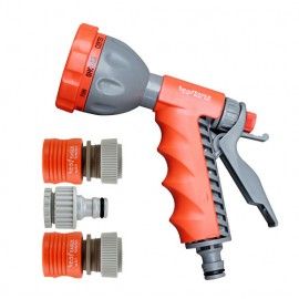 Eagle 8 pattern hand spray gun with converter and tap adapter