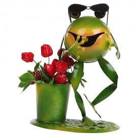 Gangnam Frog with specs Planter / pot