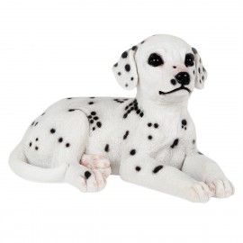 lying Dalmation Dog Pup staute