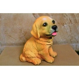 Polyresin statue Dog pup