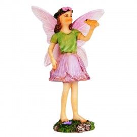 Wonderlnad Miniature fairy garden Whispers to Bird Statue