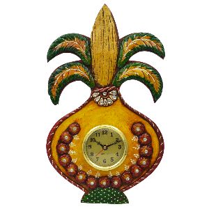 Kalash Clock Wall Dcor