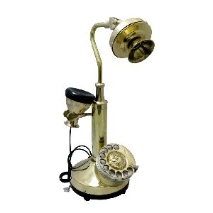 Shower shape antique brass colour phone