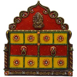 Traditional Ganesha 4 Key Holder