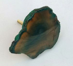 Natural Agate Stone Knob