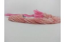 Natural Pink Opal Shaded Faceted Beads Strand