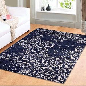 Tapestry Blue Vintage Polyester Carpets