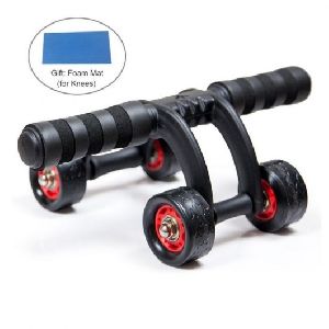 PORTABLE TRAINER AB ROLLER and PUSH UP BAR
