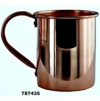 Copper Metal Mirror Polish  Mug,Tankard With Brass Handle,Moscow Mule Mugs