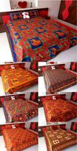 Kantha printed Cotton bedsheets double bed