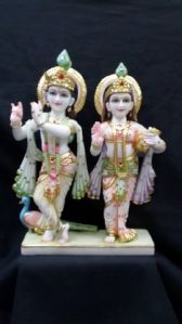 Lord Radha Krishna Marble Statue (Murti)