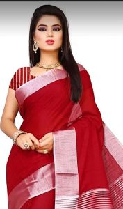 Simple Linen Sarees